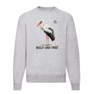 Свитшот с аистом